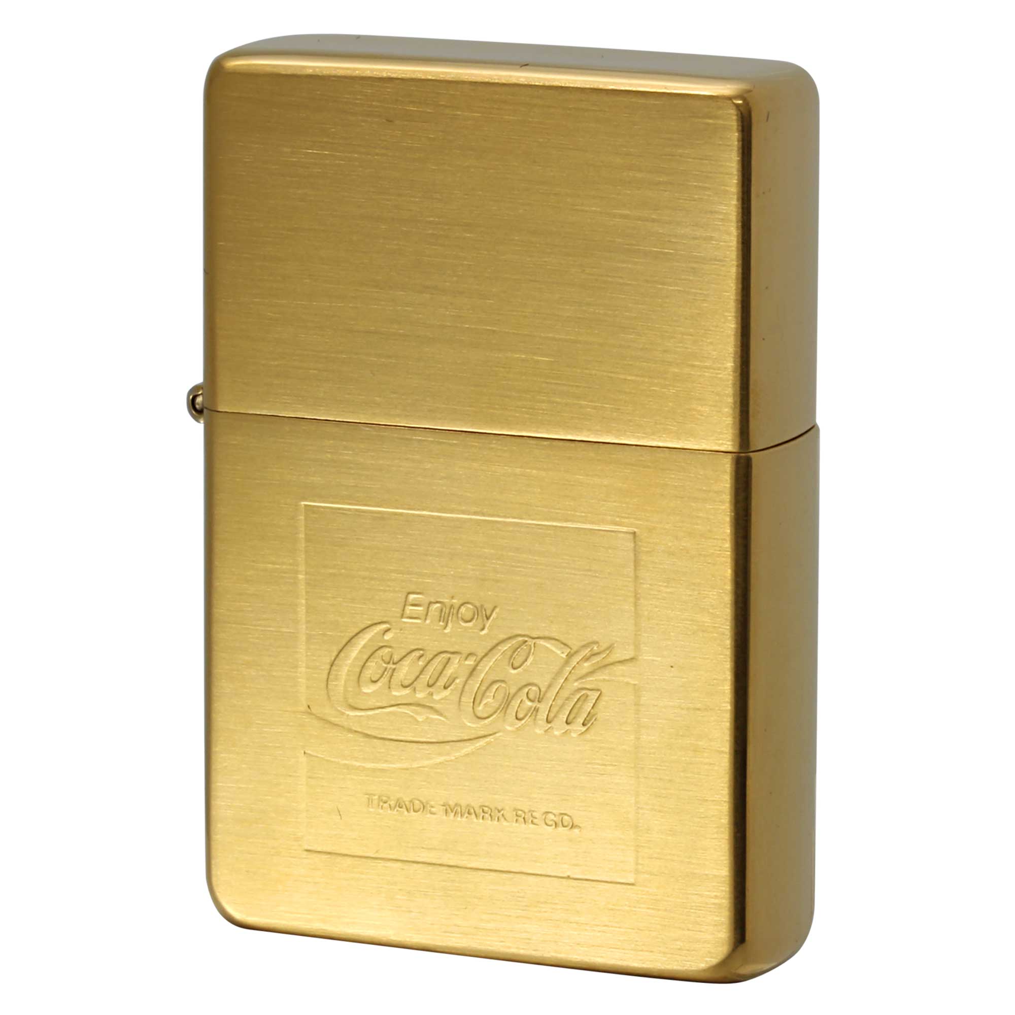 絶版/ヴィンテージ Zippo ジッポー 中古 1996年製造 1937レプリカ Coca Cola TRADE MARK REGD コカ・コーラ ブラス  [A]使用感少なく状態が良い