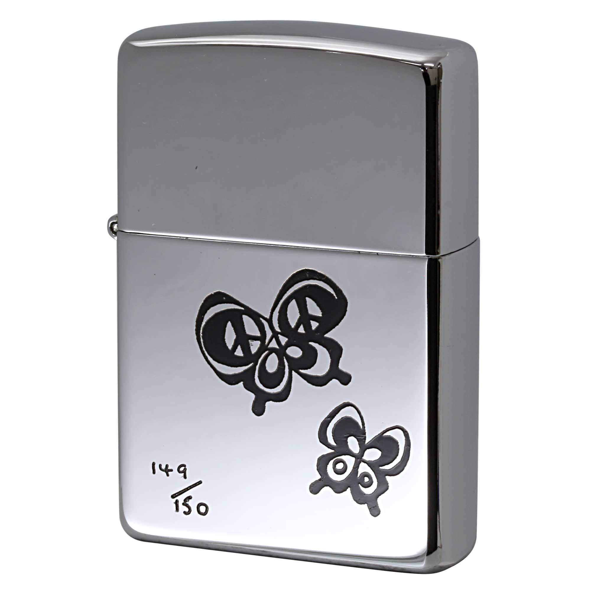 絶版/ヴィンテージ Zippo ジッポー 中古 2002年製造 ZIPPO Paul Smith ポール・スミス 蝶 シリアルナンバー 149/150  [S]ほぼ新品同様