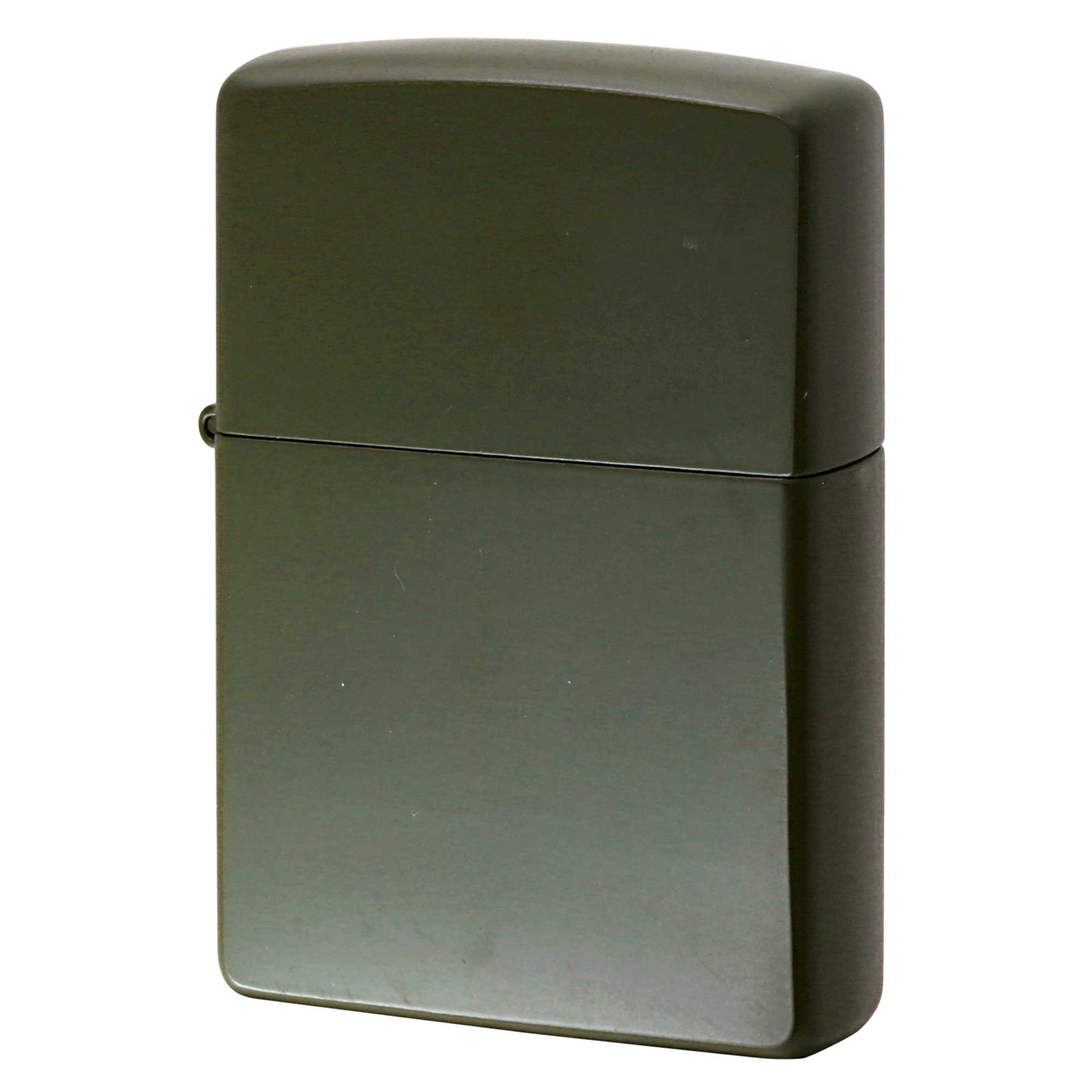 絶版/ヴィンテージ Zippo ジッポー 中古 1999年製造 ZIPPO R.Newbold グリーン マット  [S]ほぼ新品同様