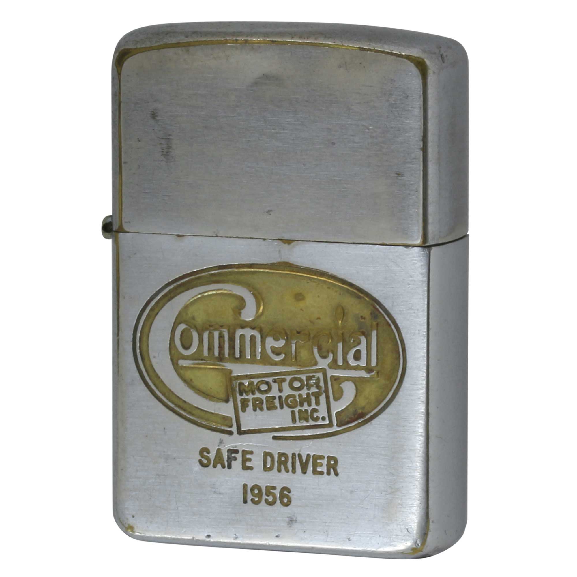 絶版/ヴィンテージ Zippo ジッポー 中古 1958年製造 Commercial MOTOR FREIGHT INC.  [C]使用感あり傷汚れあり
