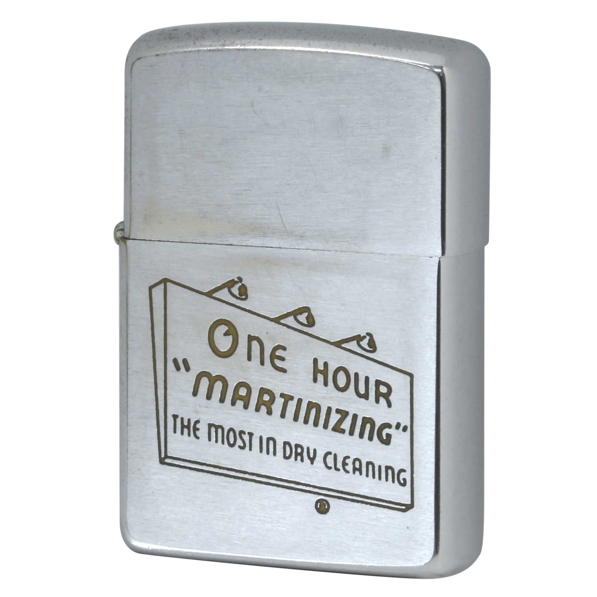 絶版/ヴィンテージ Zippo ジッポー 中古 1964年製造 ONE HOUR MARTINIZING THE MOST IN DRY  [C]使用感あり傷汚れあり