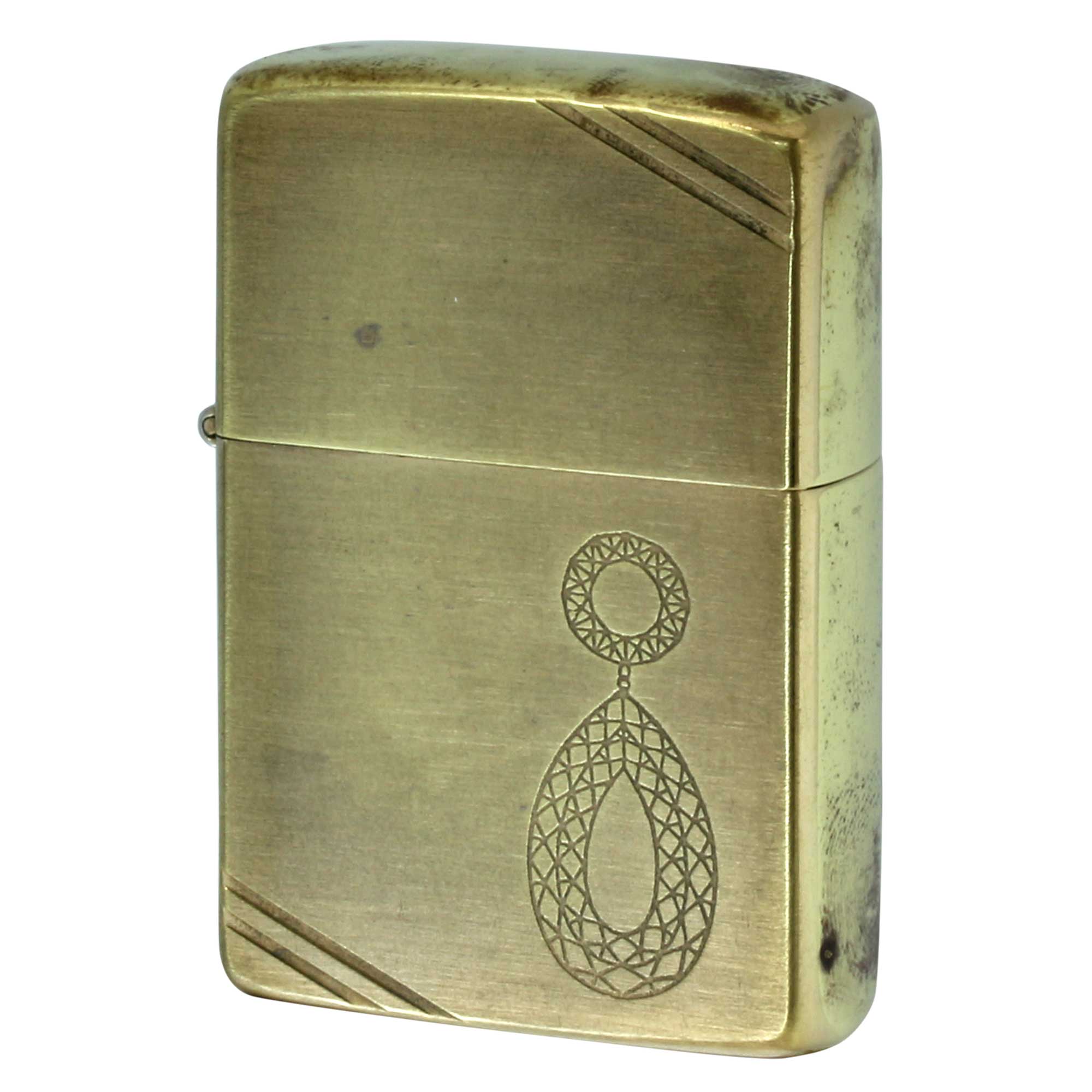 絶版/ヴィンテージ Zippo ジッポー 中古 1982年製造 1932 1989 Commemorative Bottom Stamp 50周年記念 Solid Brass  [C]使用感あり傷汚れあり
