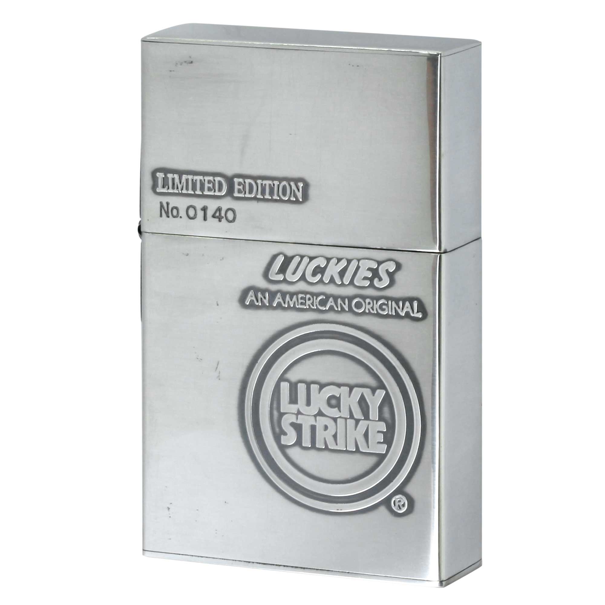 絶版/ヴィンテージ Zippo ジッポー 中古 1988年製造 1933レプリカ ファースト LUCKY STRIKE 限定モデル  [S]ほぼ新品同様