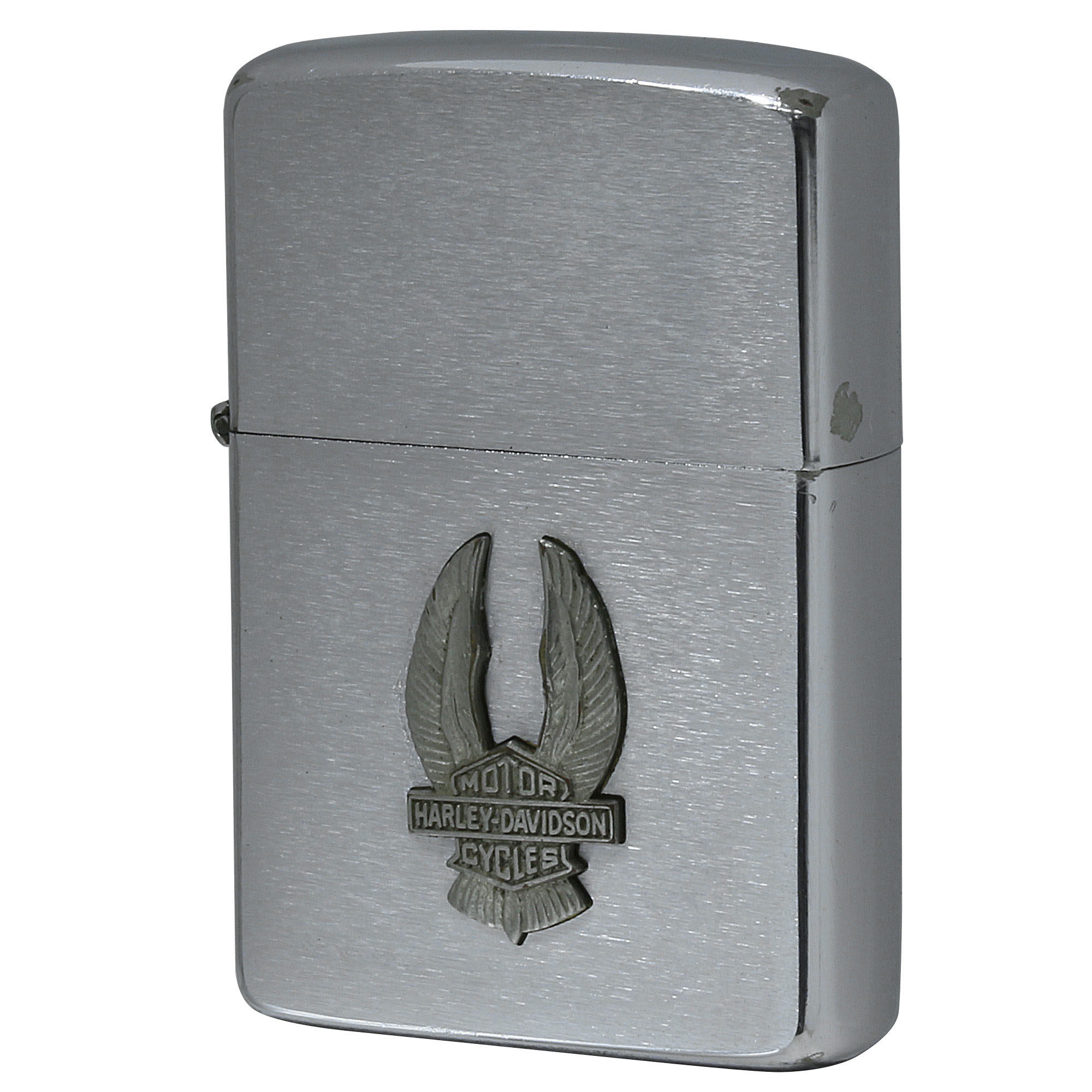 絶版/ヴィンテージ Zippo ジッポー 中古 1984年製造 Harley Davidson ハーレーダビッドソン メタル  [C]使用感あり傷汚れあり