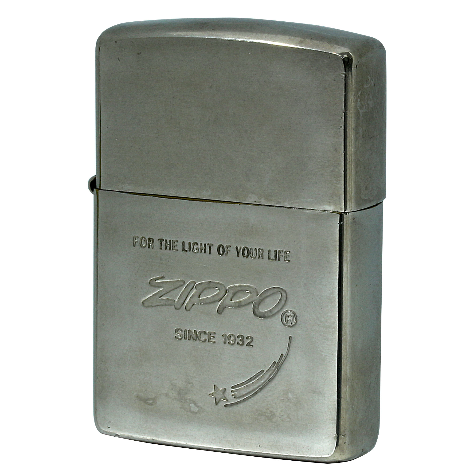 絶版/ヴィンテージ Zippo ジッポー 中古 1991年製造 FOR THE LIGHT OF YOUR LIFE ZIPPO  [C]使用感あり傷汚れあり