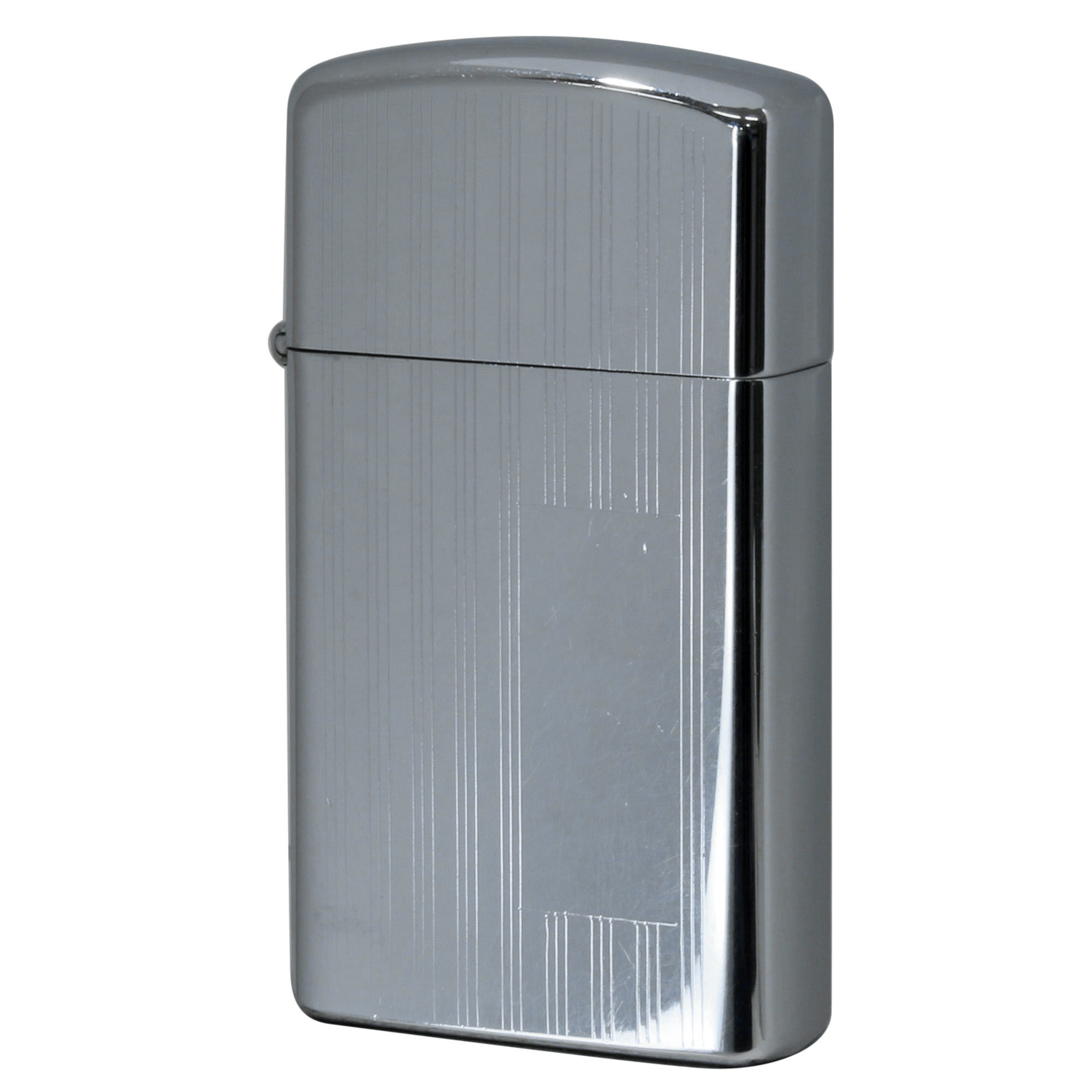 絶版/ヴィンテージ Zippo ジッポー 中古 1978年製造 ハイポリッシュクローム エンジンタン スリム  [C]使用感あり傷汚れあり