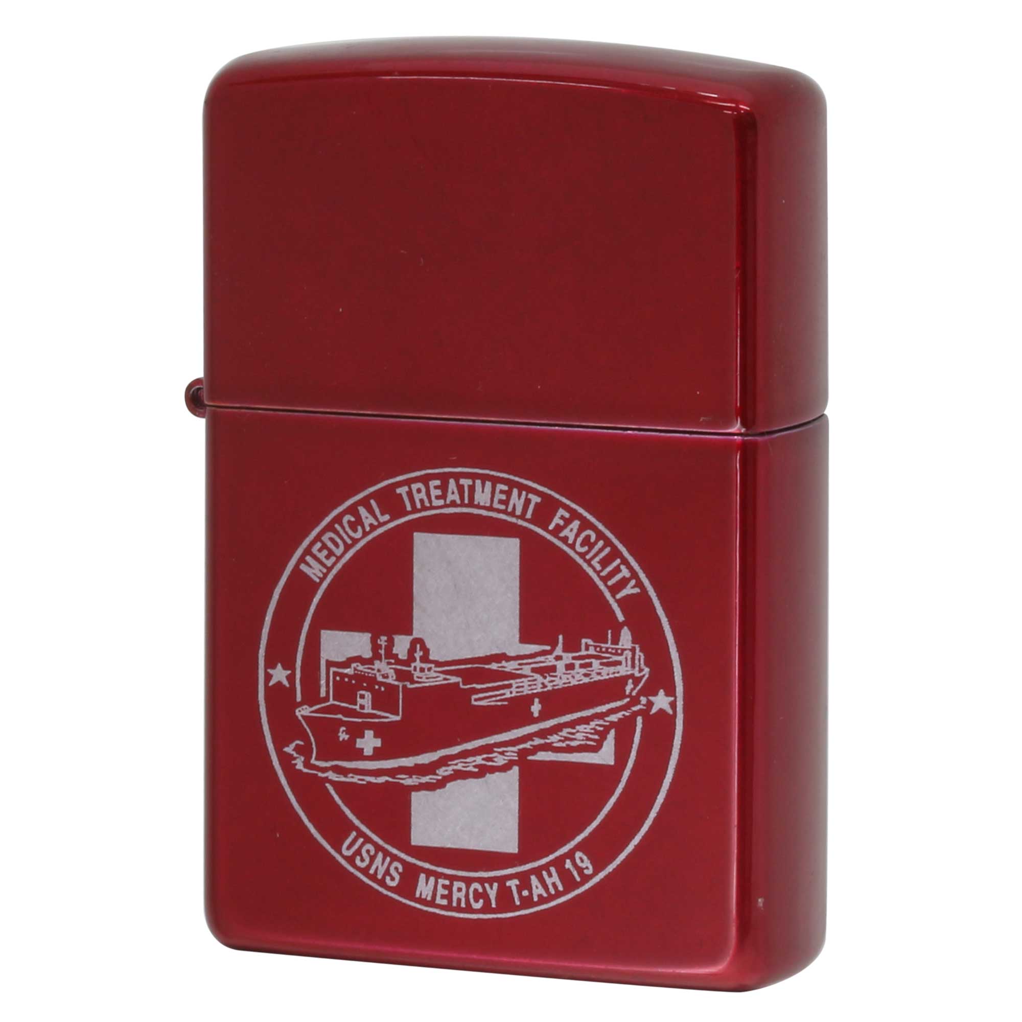 絶版/ヴィンテージ Zippo ジッポー 中古 2006年製造 USNS Mercy T-AH-19 アメリカ海軍 病院船  [S]ほぼ新品同様