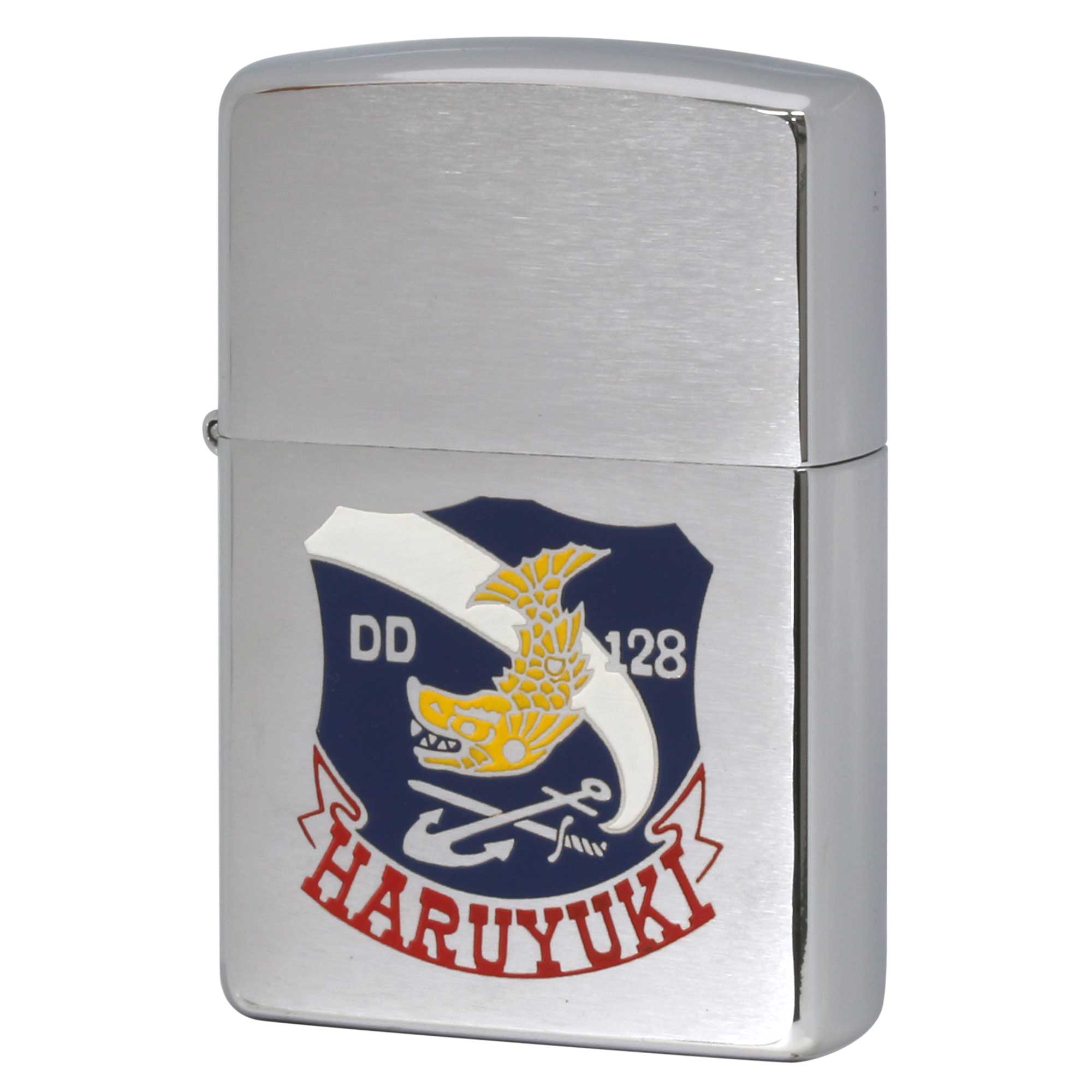 絶版/ヴィンテージ Zippo ジッポー 中古 2001年製造 海上自衛隊 護衛艦 はるゆき DD 128  [S]ほぼ新品同様