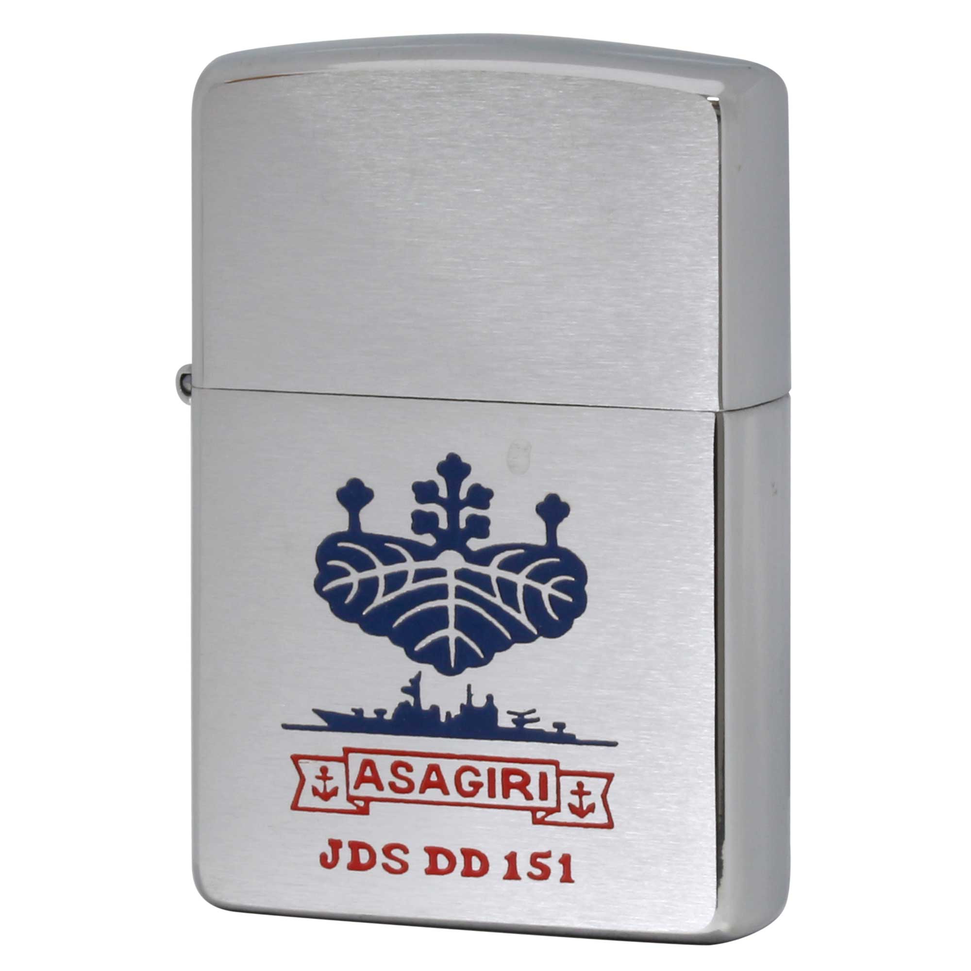 絶版/ヴィンテージ Zippo ジッポー 中古 2000年製造 海上自衛隊 護衛艦 あさぎり DD 151  [S]ほぼ新品同様