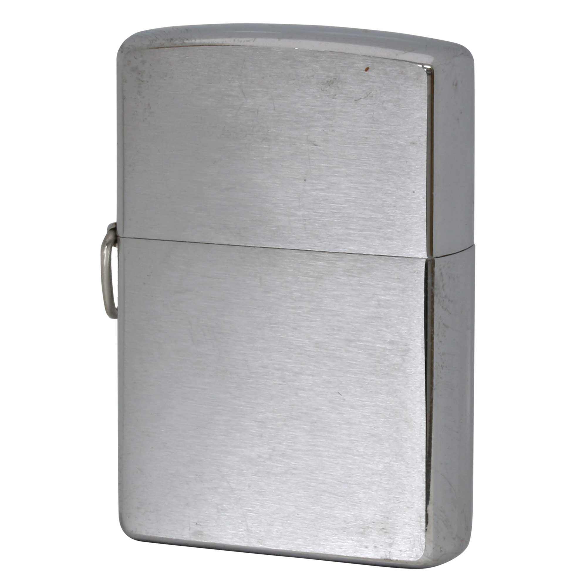 絶版/ヴィンテージ Zippo ジッポー 中古 2000年製造 No200 ブラッシュドクローム Dカン付き  [B]使用感ありやや傷汚れあり