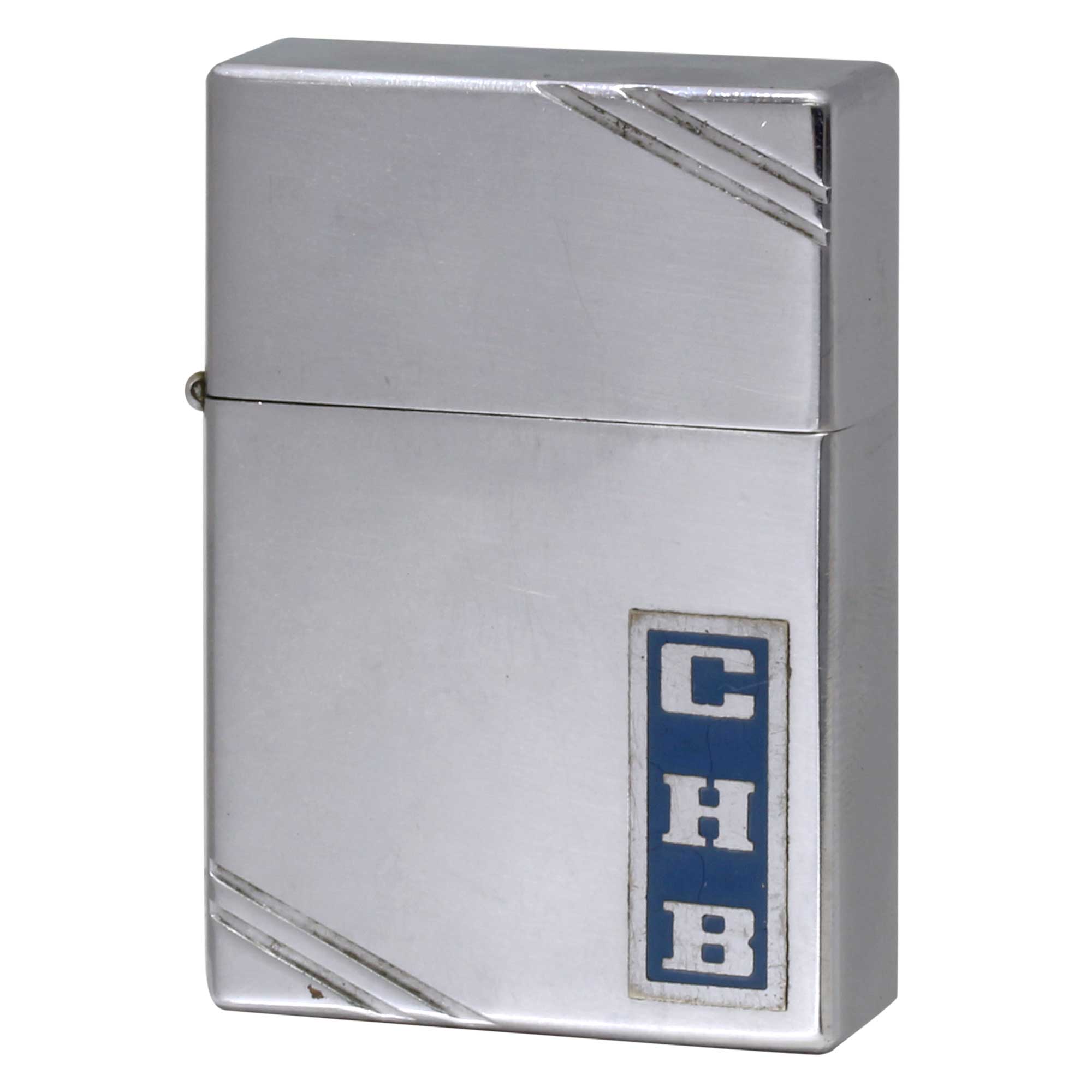 絶版/ヴィンテージ Zippo ジッポー 中古 1937年製造 1937スクエアコーナーモデル　ダイアゴナルライン  [B]使用感ありやや傷汚れあり