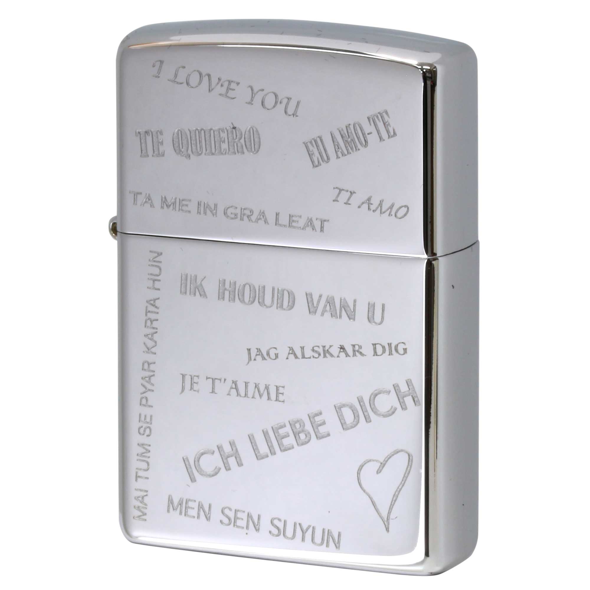 絶版/ヴィンテージ Zippo ジッポー 中古 2005年製造 ZIPPO Paul Smith LOVE 愛の言葉 Typography タイポグラフィ  [S]ほぼ新品同様