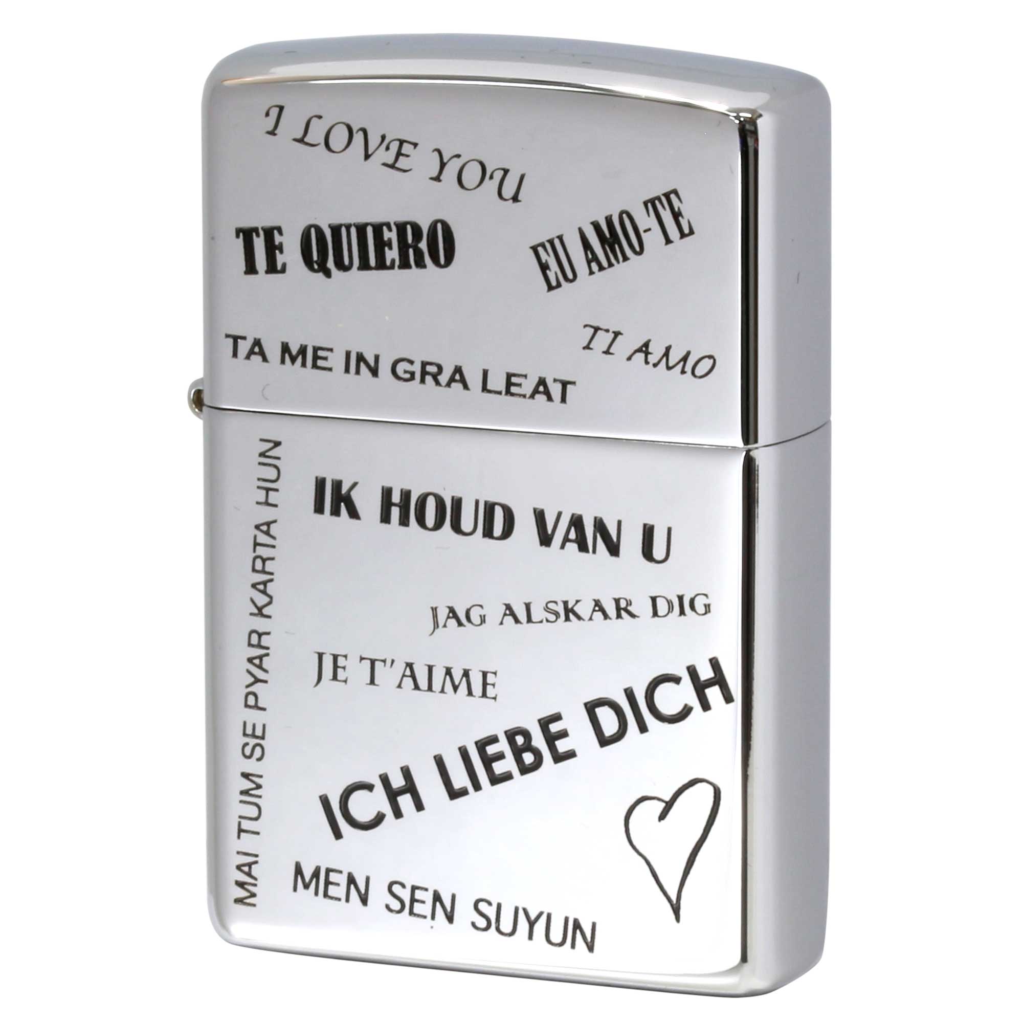 絶版/ヴィンテージ Zippo ジッポー 中古 2005年製造 ZIPPO Paul Smith LOVE 愛の言葉 Typography タイポグラフィ  [S]ほぼ新品同様