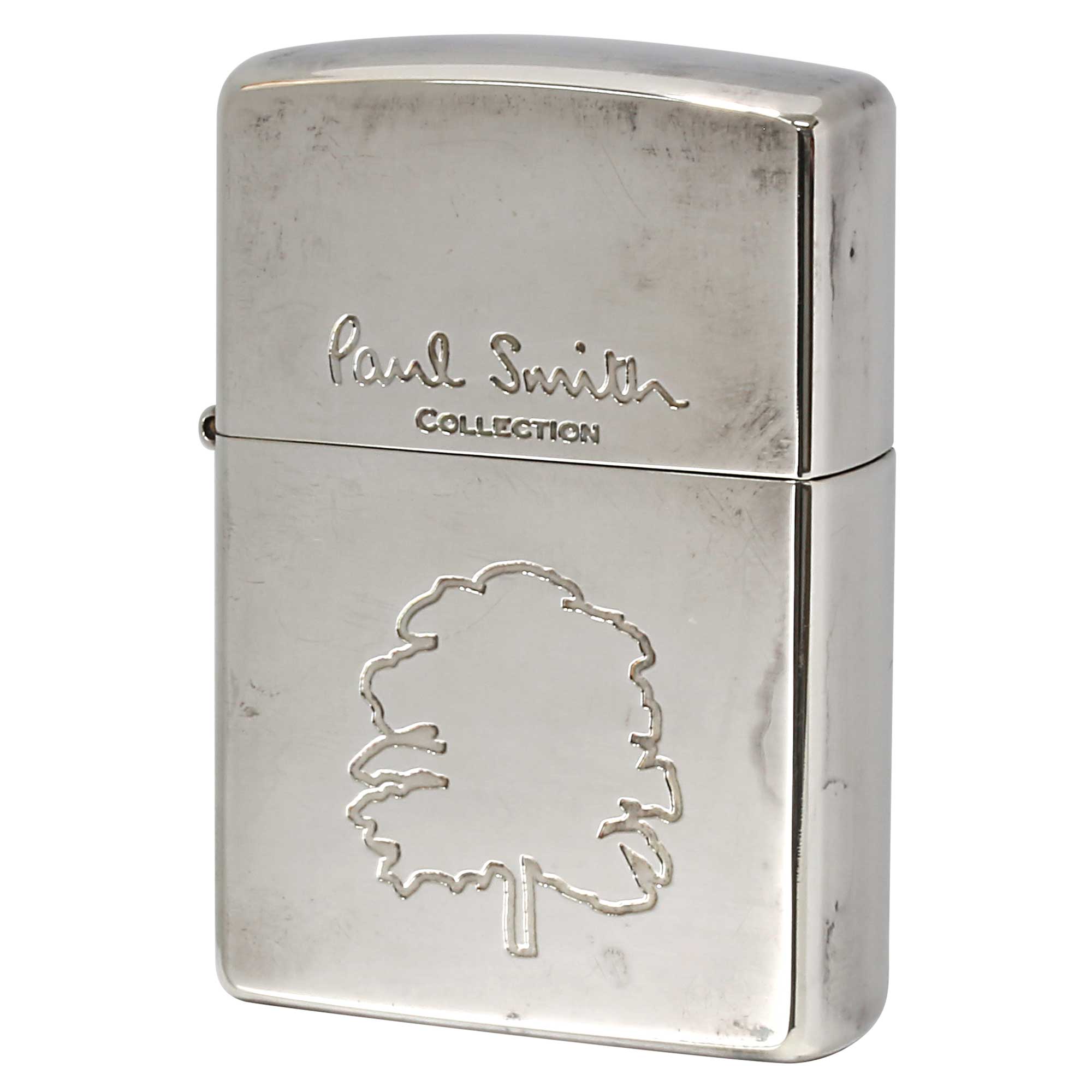 絶版/ヴィンテージ Zippo ジッポー 中古 1996年製造 ZIPPO Paul Smith Collection Tree 木  [A]使用感少なく状態が良い