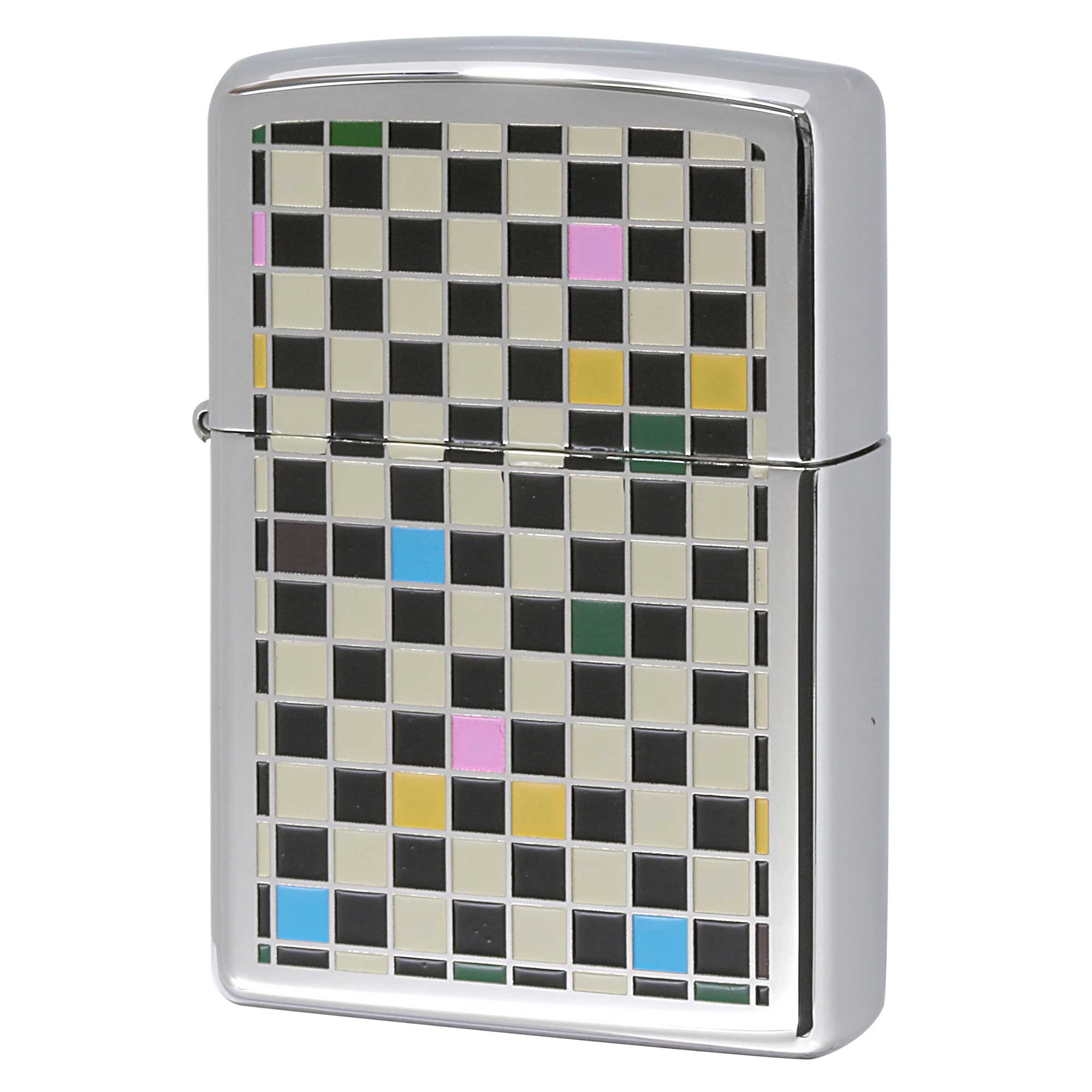 絶版/ヴィンテージ Zippo ジッポー 中古 2005年製造 ZIPPO Paul Smith チェック＆ストライプ  [S]ほぼ新品同様