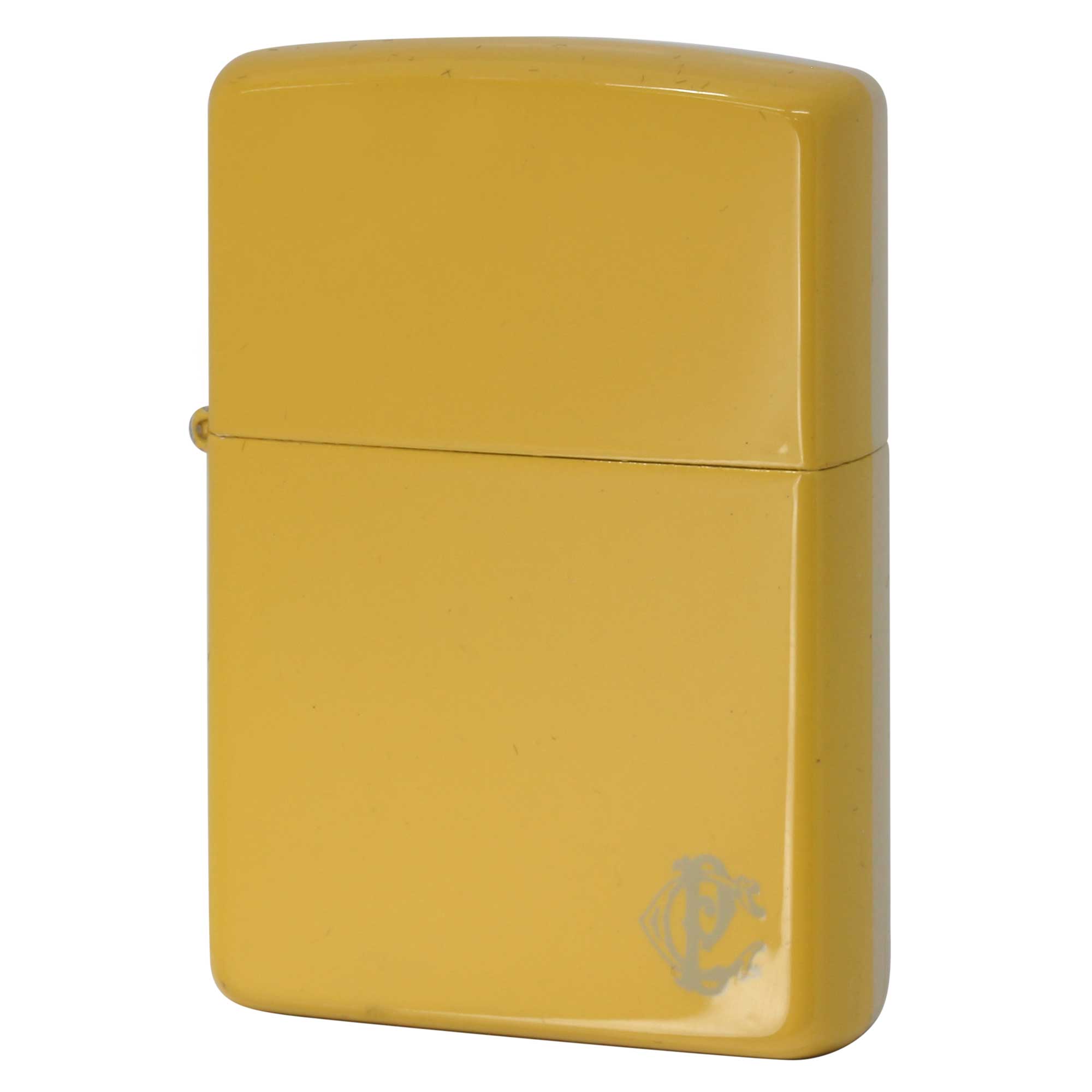 絶版/ヴィンテージ Zippo ジッポー 中古 2003年製造 ZIPPO Paul Smith ツートンカラー 黄色＆クリーム クリームロゴ  [S]ほぼ新品同様