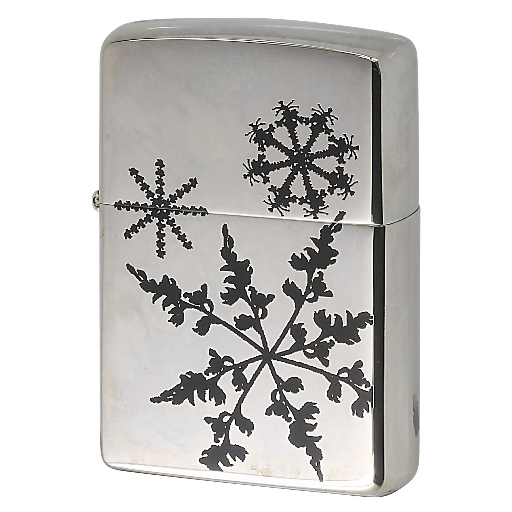 絶版/ヴィンテージ Zippo ジッポー 中古 2004年製造 ZIPPO Paul Smith 雪の結晶  [A]使用感少なく状態が良い