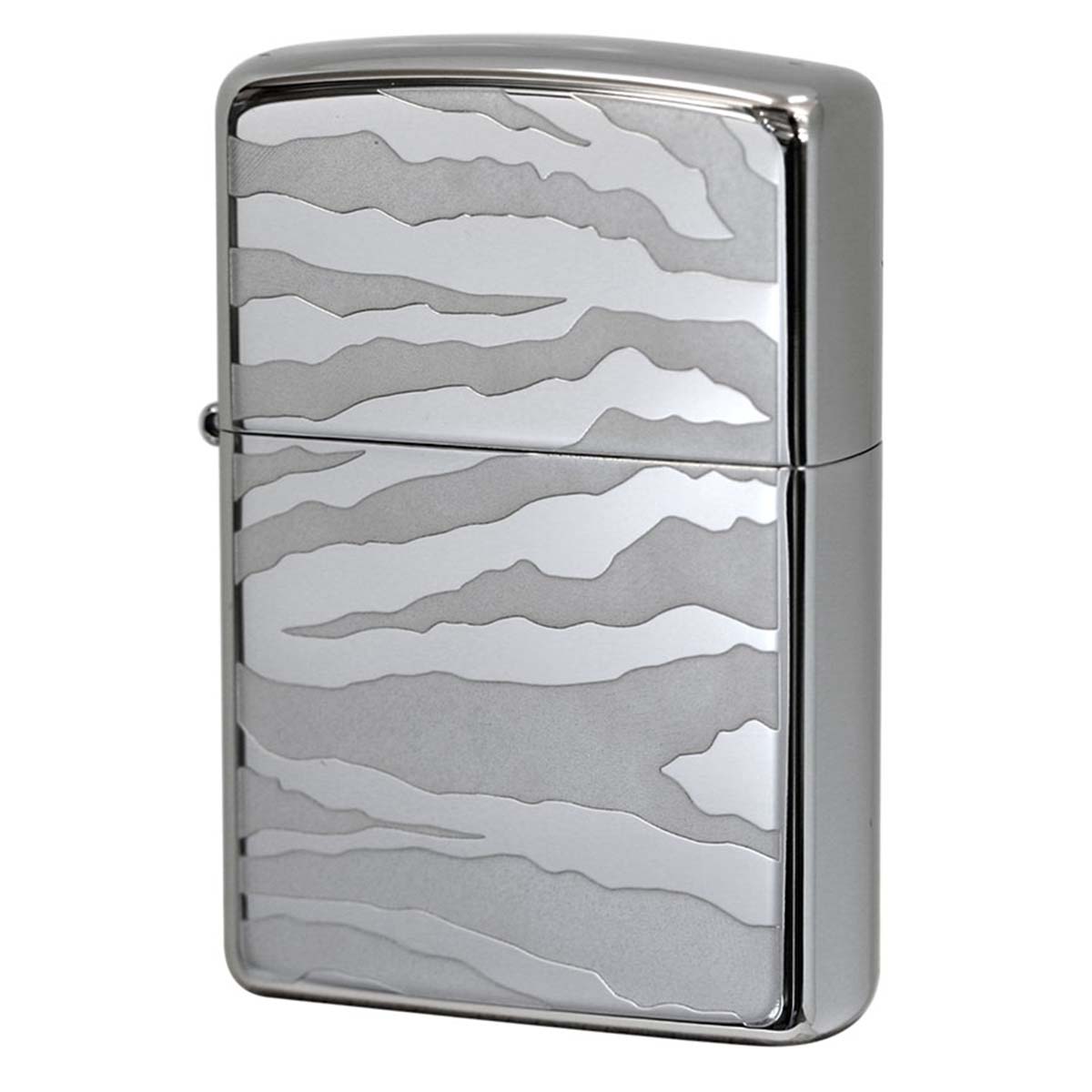 Zippo ジッポー ゼブラ アニマル柄 シルバー チタンコーティング Titanium Coating Series Ti-S-Z（B） メール便可