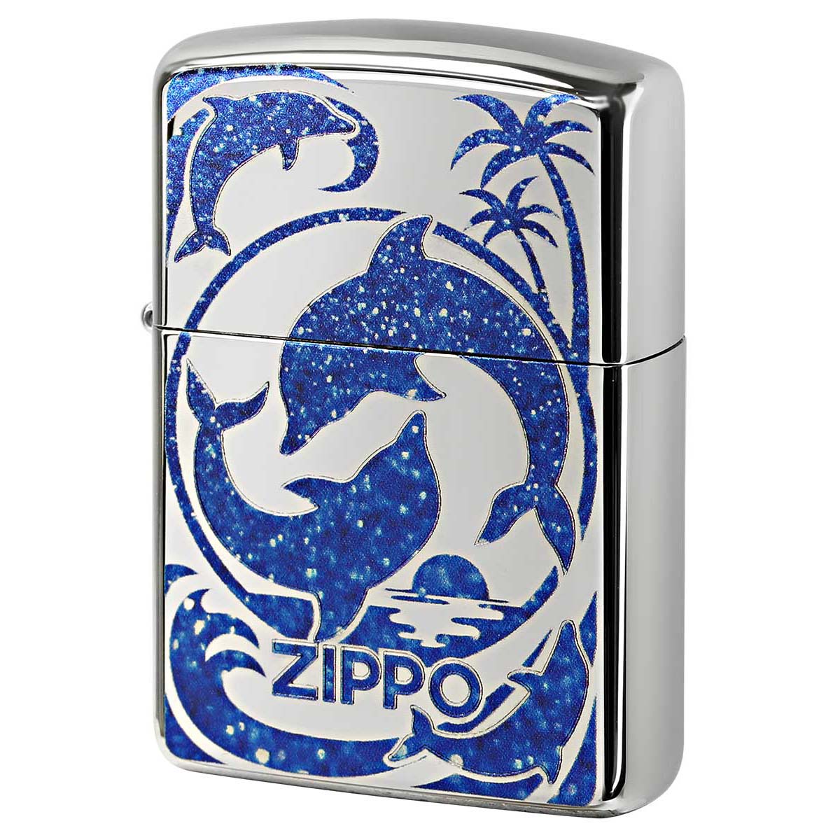 Zippo ジッポー アーマー ドルフィン イルカ ニッケルメッキ ARMOR DOLPHIN B メール便可