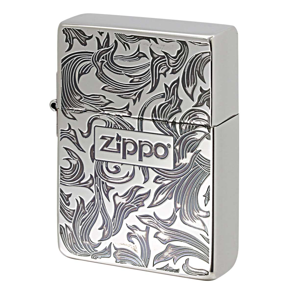 Zippo ジッポー 1935レプリカ アラベスク 唐草 両面加工 Arabesque 銀イブシ SI