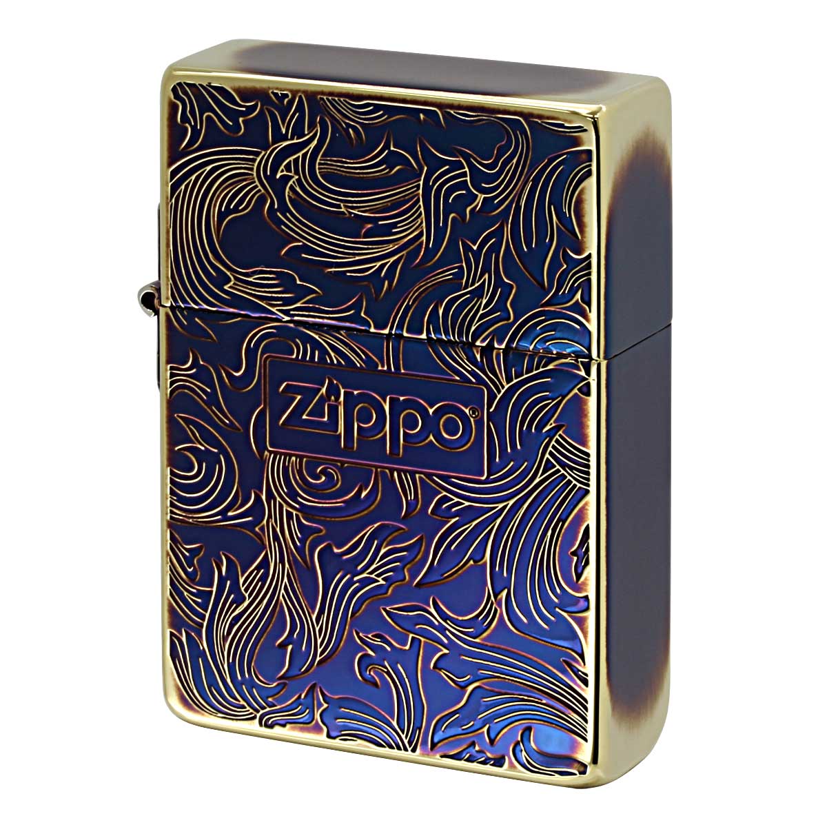 Zippo ジッポー 1935レプリカ アラベスク 唐草 両面加工 Arabesque 金イブシ ゴールドタンク GI