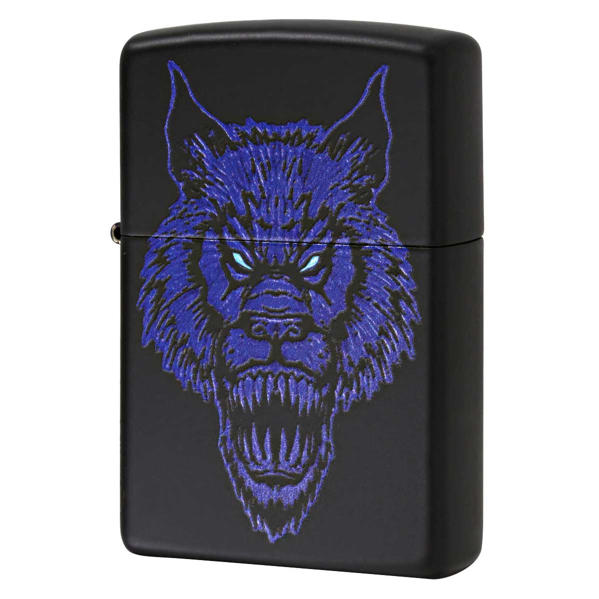 Zippo ジッポー 狼男 ウフル Were Wolf Design ブラックマット 49414 メール便可