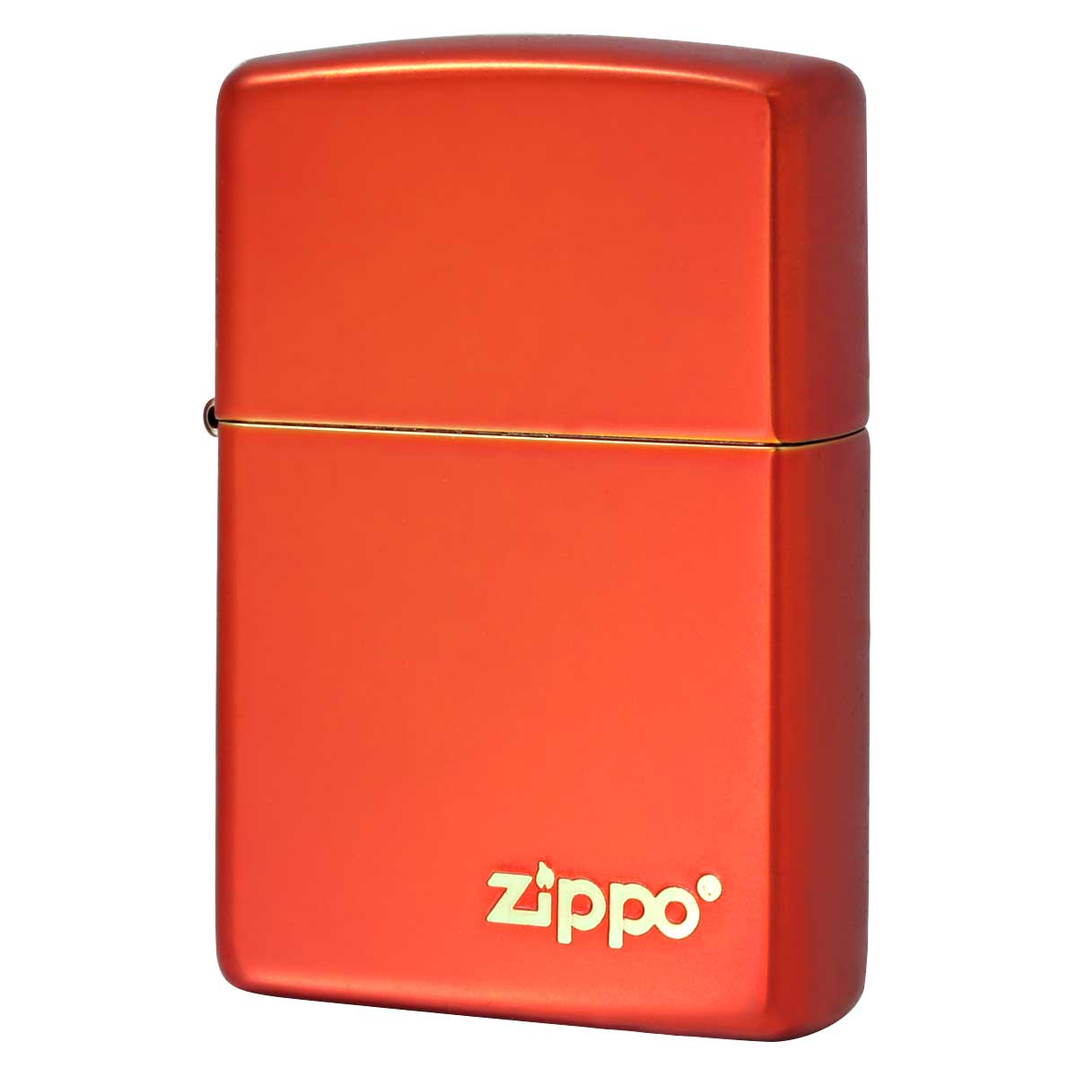 Zippo ジッポー メタリック レッド ジッポ ロゴ Metallic Red Matte 塗装 49475ZL メール便可