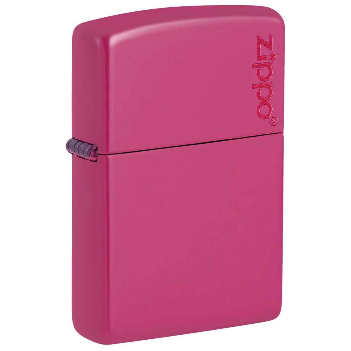 Zippo ジッポー デープ ピンク マット ロゴ Frequency Matte Logo 塗装 49846ZL メール便可