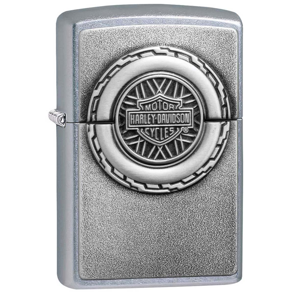 Zippo ジッポー ハーレーダビッドソン ロゴ アメリカモデル バイク 二輪 モーターサイクル  Harley Davidson EMBLEM ストリートクローム 49175