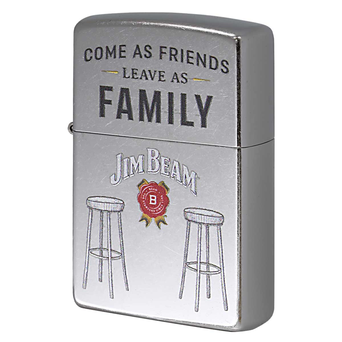 Zippo ジッポー ジムビーム ロゴ 酒 Jim Beam Barstools ライセンス品 46800 メール便可