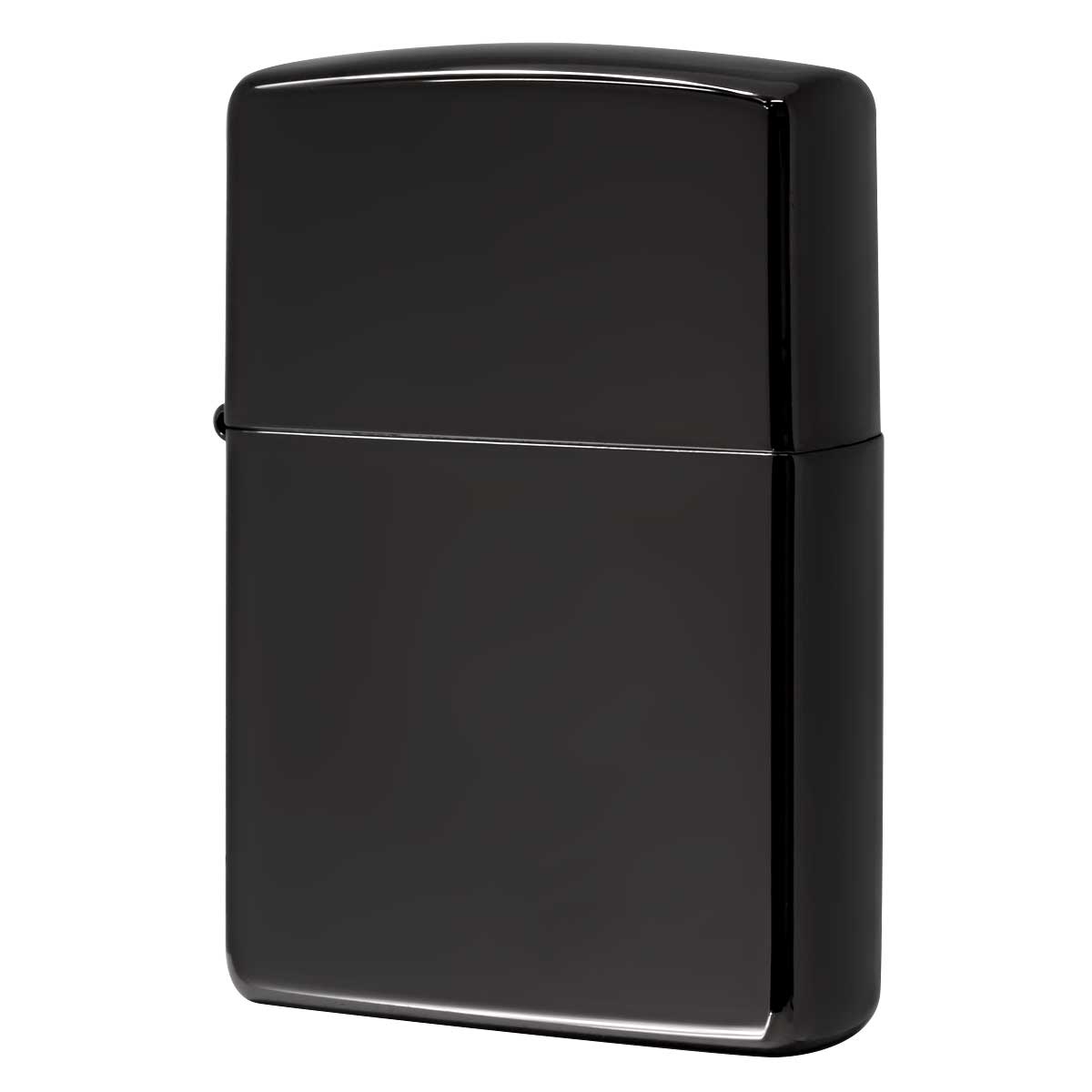 Zippo ジッポー 無地 漆黒 ブラックエボニー High Polish Black Ebony 鏡面 PVD加工 No.24756 メール便可