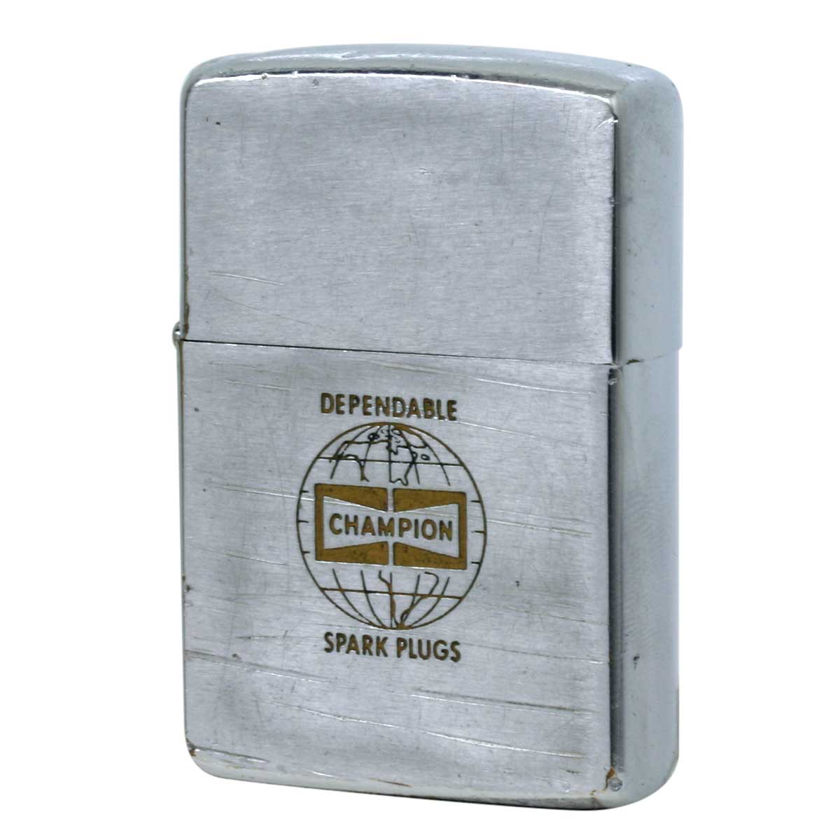絶版/ヴィンテージ Zippo ジッポー 中古 1963年製造 DEPENDABLE SPARK PLUGS   [C]使用感あり傷汚れあり