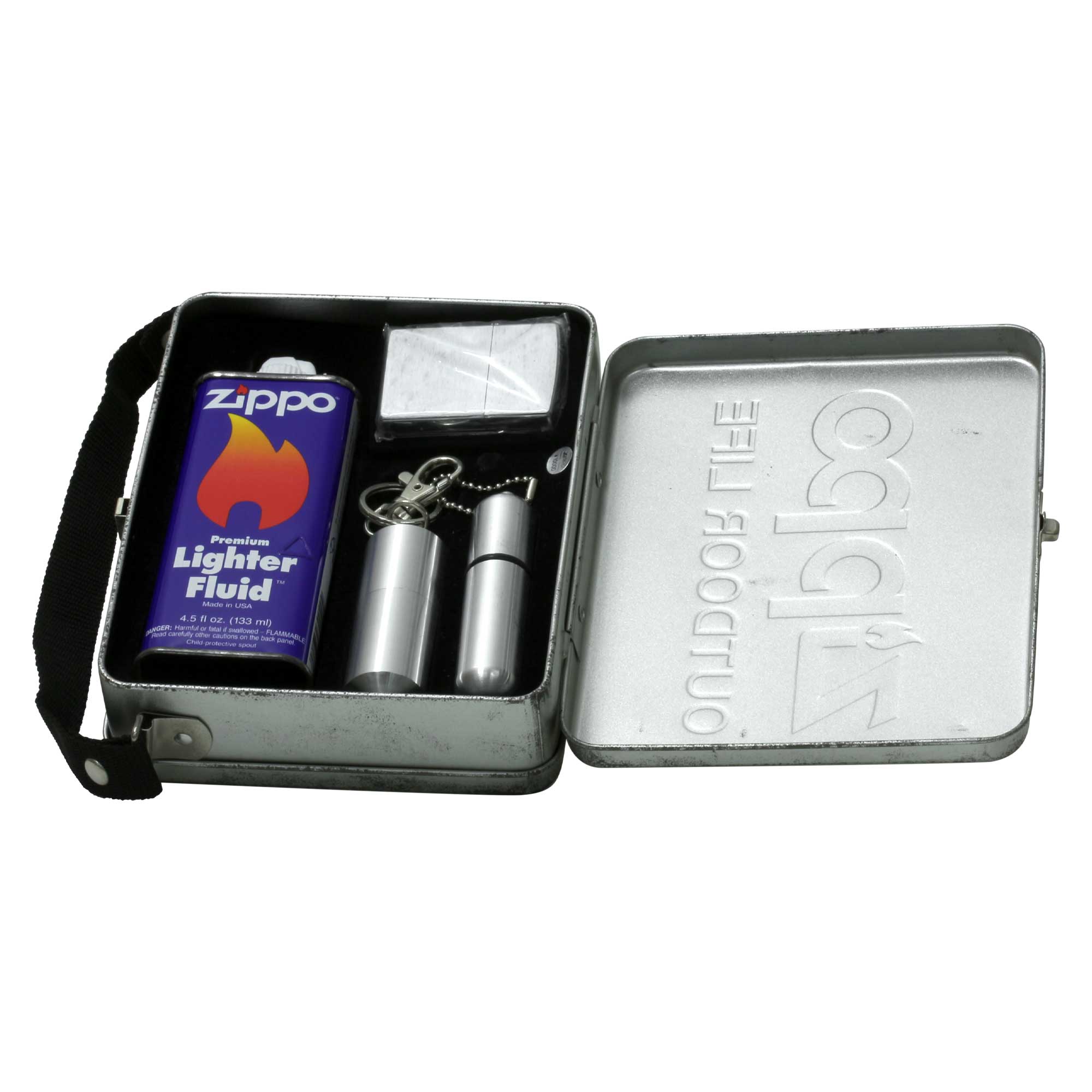 絶版/ヴィンテージ Zippo ジッポー 中古 1996年製造 OUTDOOR LIFE アウトドアセット ZODK-2 [S]ほぼ新品同様
