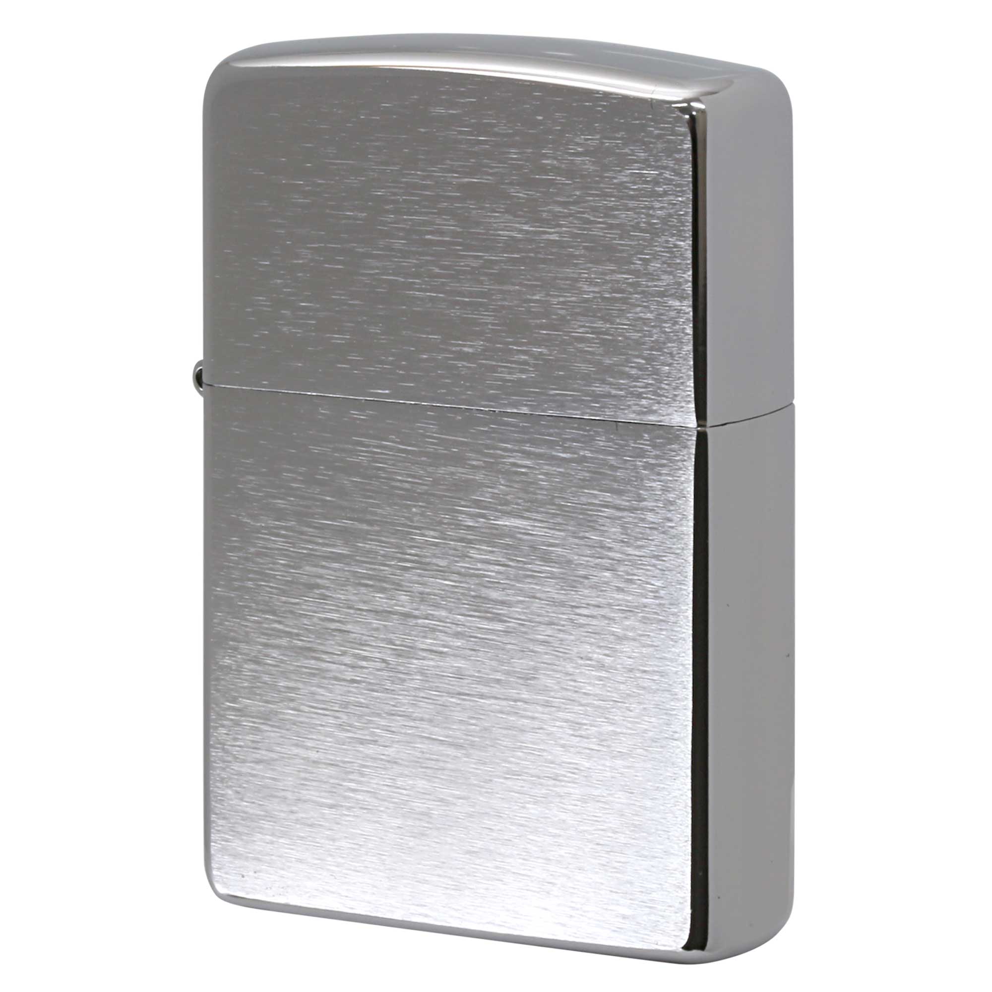 絶版/ヴィンテージ Zippo ジッポー 中古 2014年製造 No.200 ブラッシュドクローム つや消し キャンドボトム  [N]未使用・新品