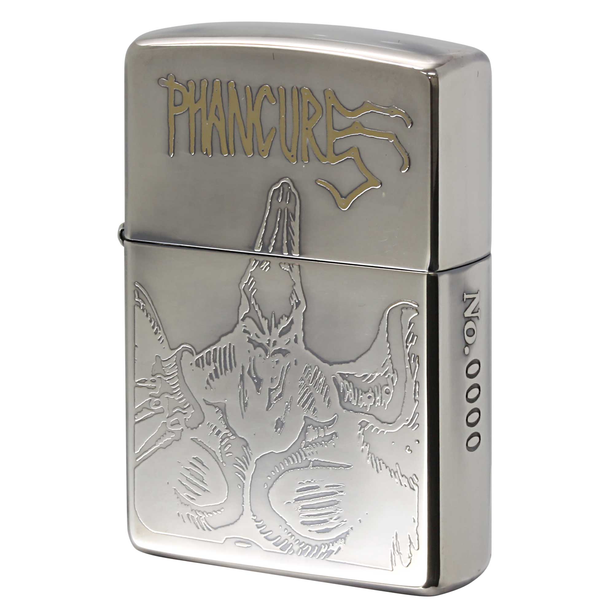 絶版/ヴィンテージ Zippo ジッポー 中古 1995年製造 Yasushi Nirasawa World 韮澤靖 PHANCURE ファンキュア 試作品3 No.000  [S]ほぼ新品同様