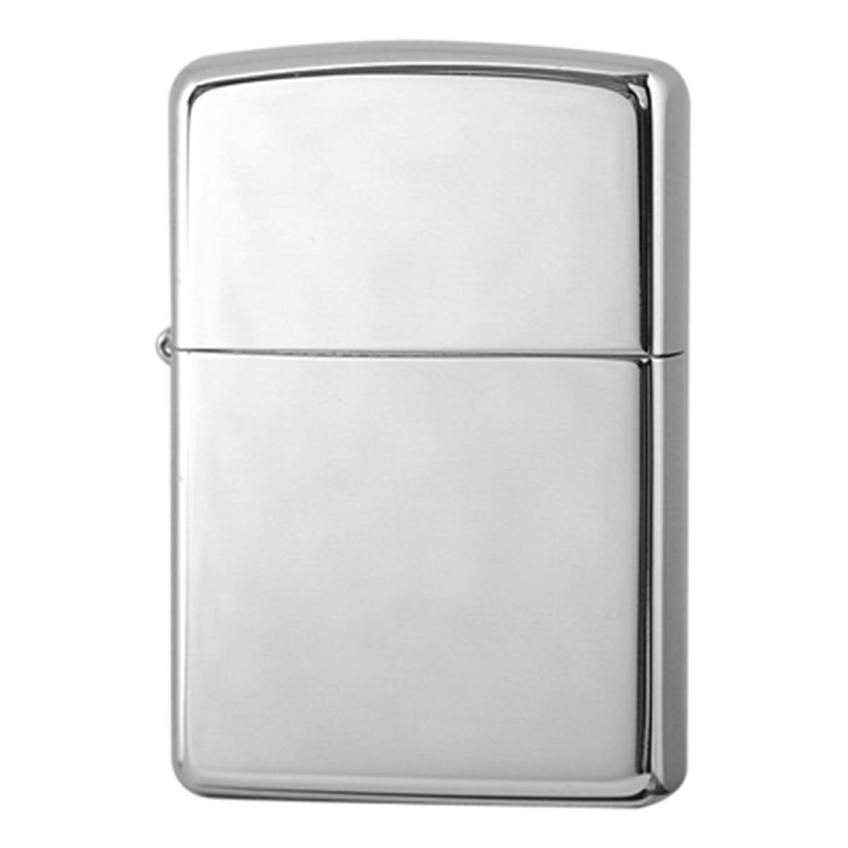 Zippo ジッポー 無地 100 ミクロン ＃200 ミラー 鏡面 ポリッシュ 銀メッキ 80001