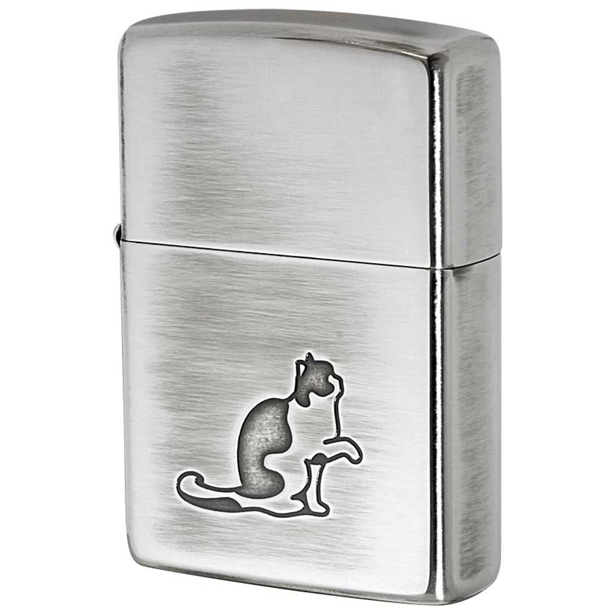 Zippo ジッポー ネコ 猫 Cat Pau キャットポー SV 銀メッキいぶし 80042