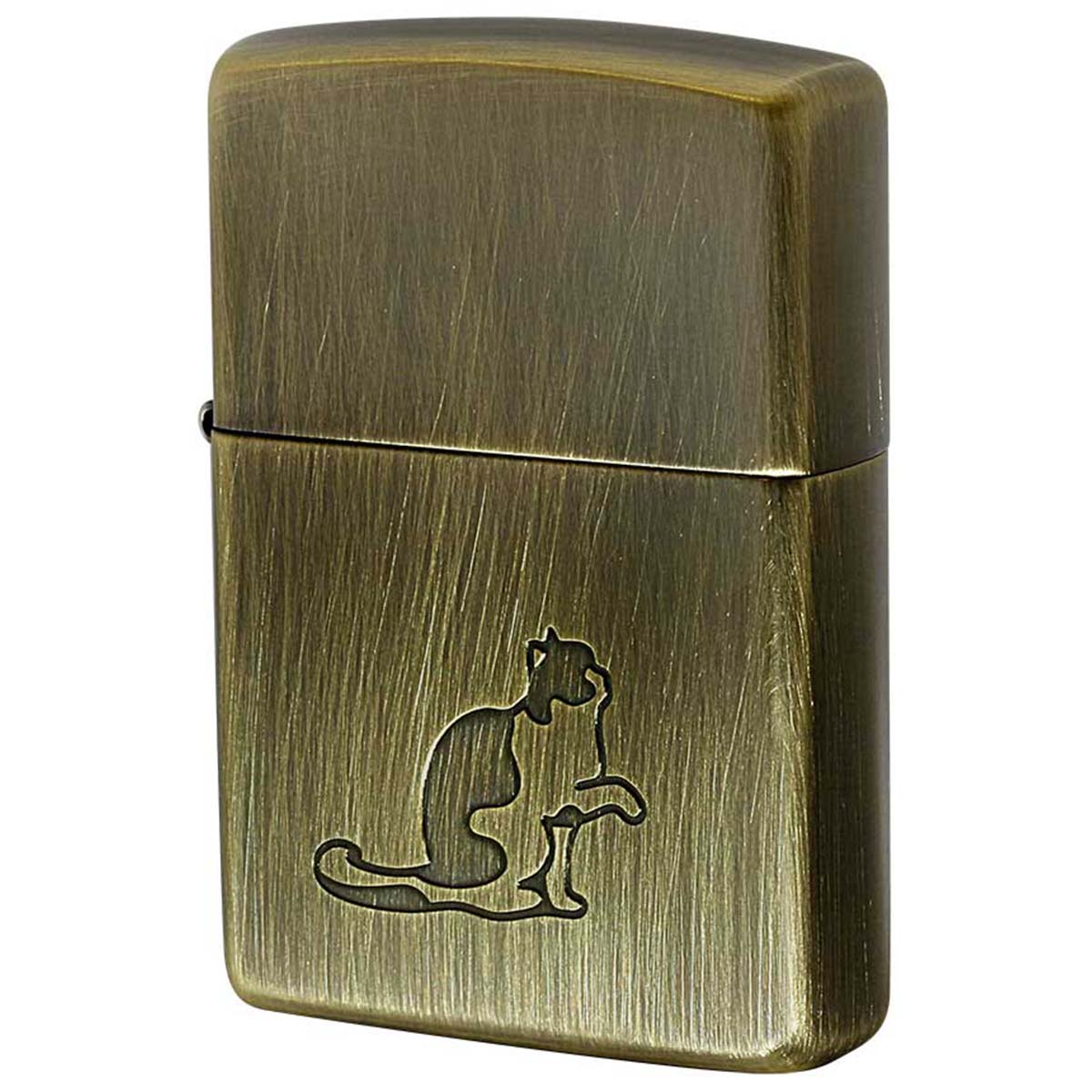 Zippo ジッポー ネコ 猫 Cat Pau キャットポー BS ブラスいぶし 80043