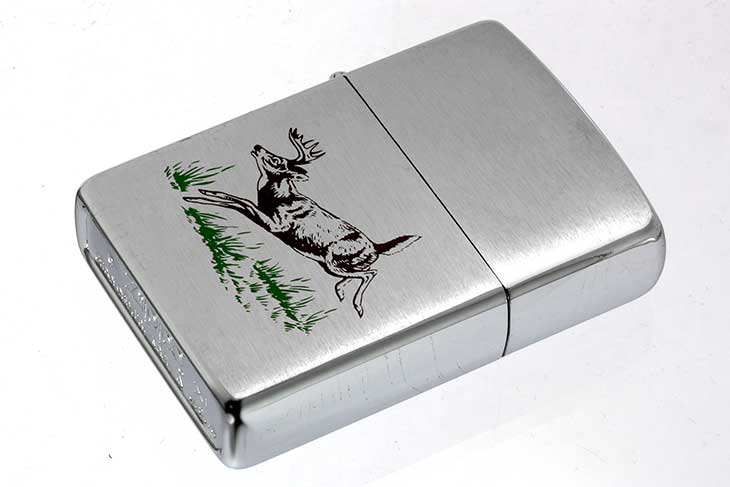 Zippo ジッポー 絶版・1995年製造 動物 牡鹿 DEER メール便可