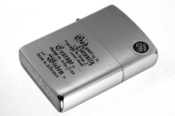 Zippo ジッポー 絶版・1993年製造 ニーバーの祈り メール便可