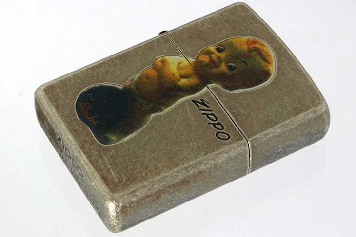 Zippo ジッポー 絶版・1997年製造 オールドデザイン バレル キューピー ボーリング メール便可