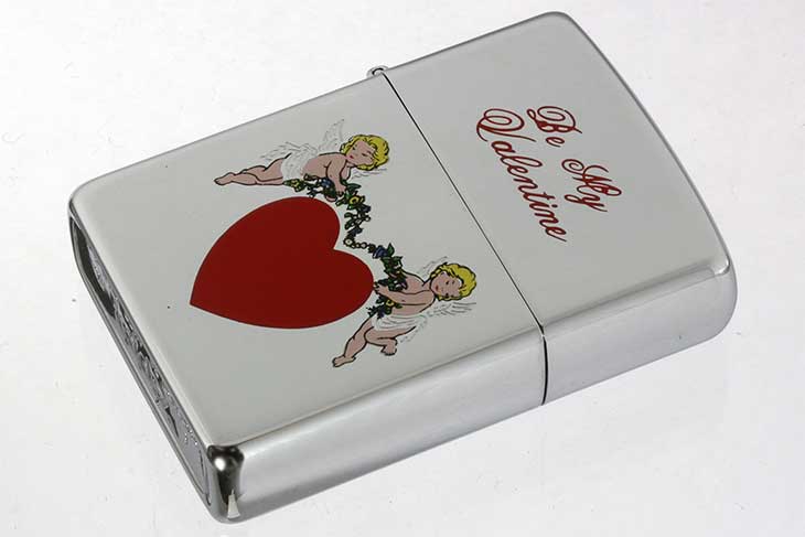 Zippo ジッポー 絶版・1994年製造 Be My Valentine キューピット メール便可