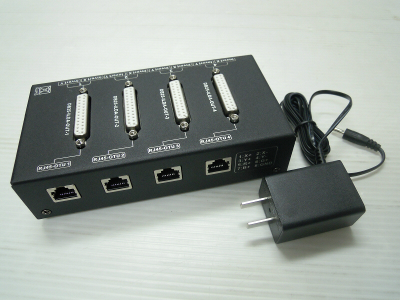 ILDA信号分配器　1in  4out