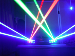 強力レーザービーム　4ヘッドパワーレーザーP4800RBGB