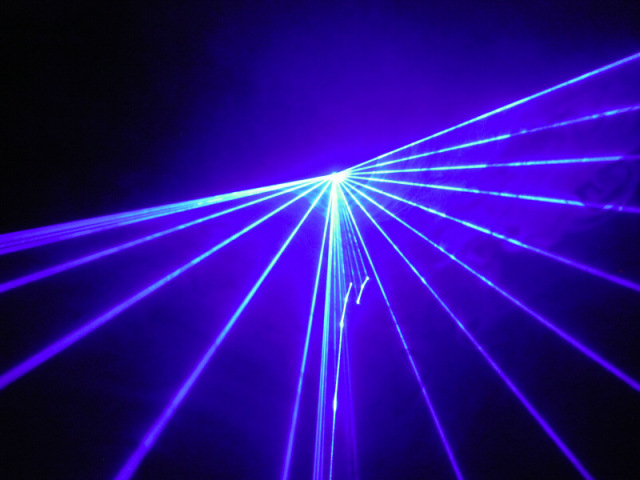 超小型 RGB 7カラーレーザーライト（レーザービーム）1000mw  