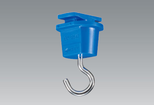 【即納】　BD-8543BL　UNITY/ユニティ　カラーダクトレール　POP用部材　吊フック　ブルー（青色）　☆Bulie D-sense series COLOR DUCT☆