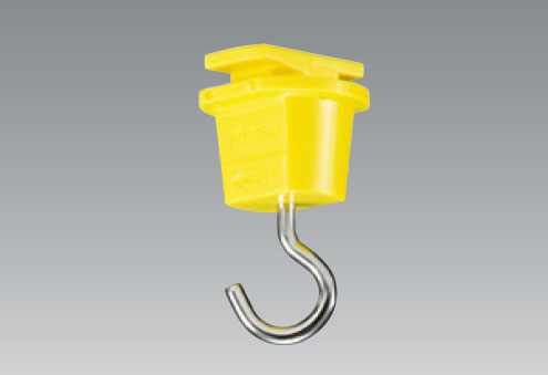 【即納】　BD-8543YE　UNITY/ユニティ　カラーダクトレール　POP用部材　吊フック　イエロー（黄色）　☆Bulie D-sense series COLOR DUCT☆