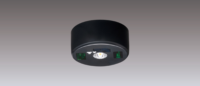 【即納】　LEDEM13821MK　TOSHIBA/東芝　LED非常用照明器具　低天井用（～3ｍ）　直付　黒　☆13形低天井用直付LED非常灯専用形☆