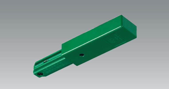 【即納】　BD-0231GR　UNITY/ユニティ　カラーダクトレール　電源引込　フィードインキャップ　グリーン（緑色）　☆Bulie D-sense series COLOR DUCT☆