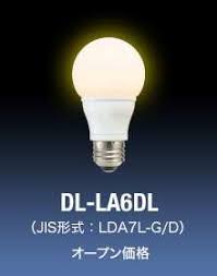 【特売品・在庫限り】　DL-LA6DL　SHARP/シャープ　LEDランプ　一般電球形50W相当　調光対応　径60mm　口金E26　色温度2700K　電球色　配光角250°　☆一般電球形LEDランプ☆